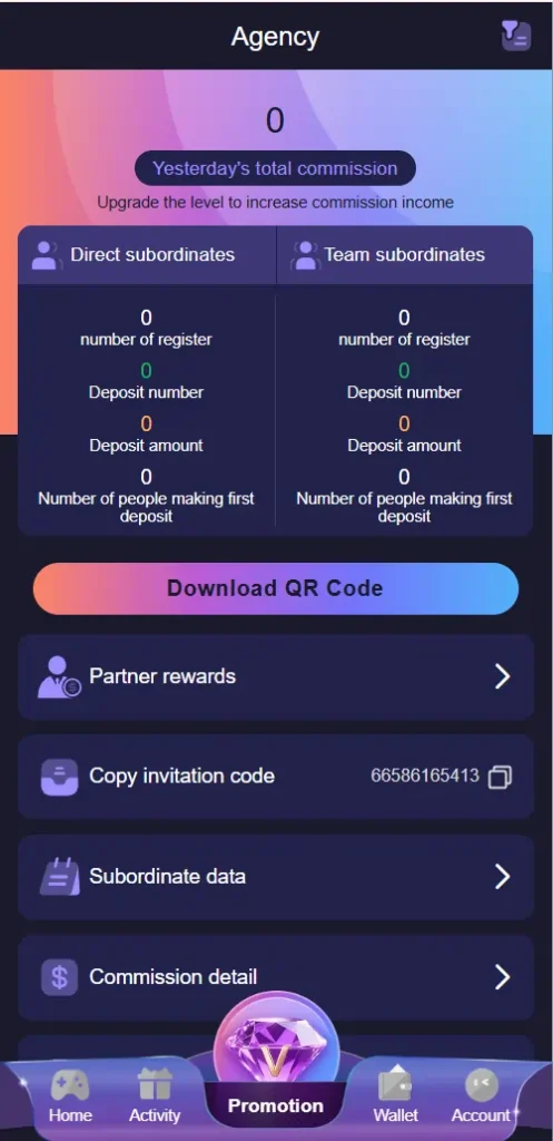 jai club dashboard agency panel commission team data overview